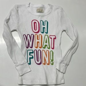 Peek Long Sleeve Thermal Christmas Size Small (4-5)